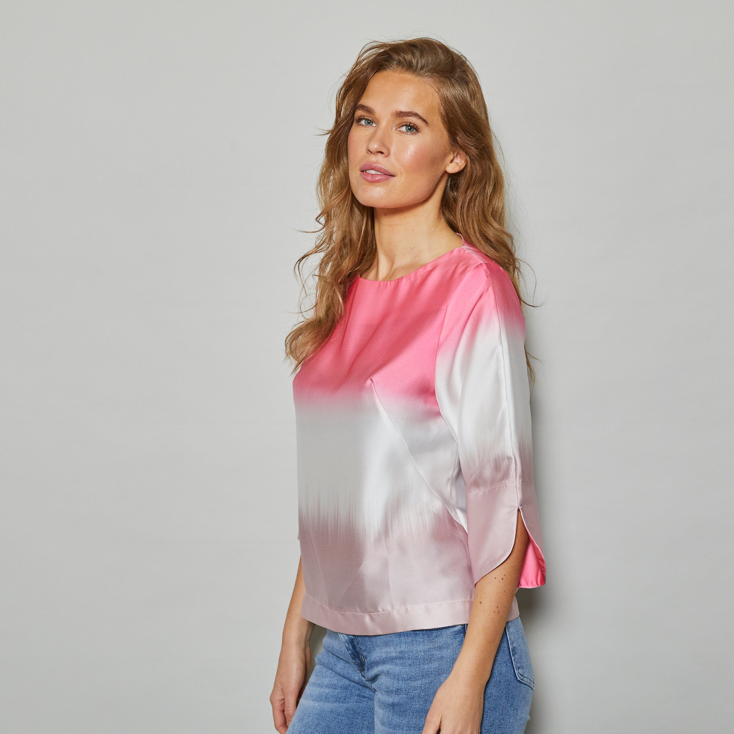 ALLWEEK Geggo blouse Blouse Rosa, Pink mix print
